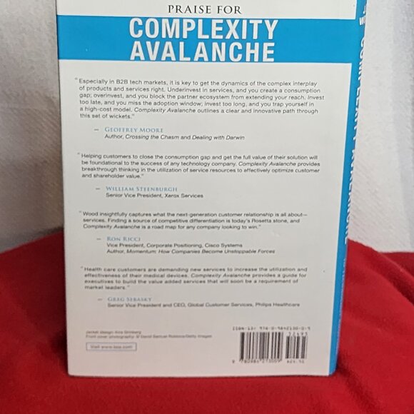 Complexity Avalanche Overcoming The Threat to Tech Adoption by JB Wood Hardcover - Picture 8 of 16